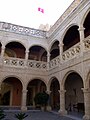 Cortile del Castello di Luna, a Rota.