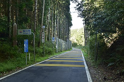 県道月岡真壁腺（桜川市方面）