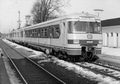 420 001 and another unidentified set at Gauting during trials, 1970