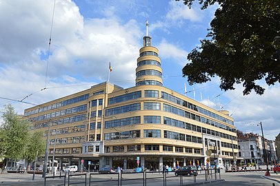 Flagey Building (or Maison de la Radio) on the Place Eugène Flagey