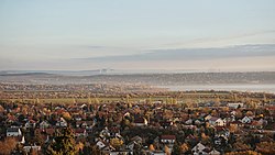 Balatonalmádi látképe az Öreghegyről