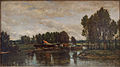 Laivat Oisella, Charles-François Daubigny, 1865.