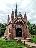 Busch Mausoleum in Bellefontaine Cemetery, 1915