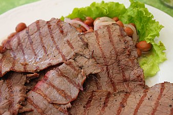 Carne Salada e fasoi