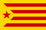 Katalansk socialistisk separatism, röd estelada.
