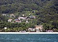 Vista de Gagra desde el Mar Negro