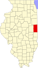 Location within Illinois