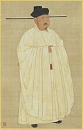 由宋代宮廷畫師所繪的《宋太宗像》，台北國立故宮博物院館藏