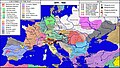 First Bulgarian Empire (681–1018 AD) and Byzantine Empire (286/395–1453 AD) in 899-900 AD.