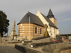 Église Saint-Léger d'Auzouville-Auberbosc.