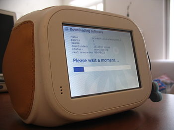 A Chumby downloading software