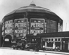 Edificio del ciclorama de Toronto hacia 1922.[3]​