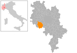 San Damiano d'Asti - Localizazion