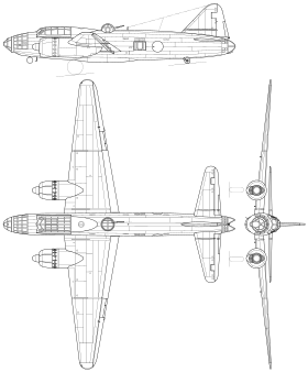 vue en plan de l’avion