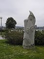 Monumento de Acisclo Manzano no Parrote, en homenaxe aos nenos da Real Expedición Filantrópica da Vacina.