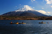 Mount Fuji from Lake Shōji.JPG