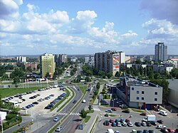 Gedung tipikal di Tychy