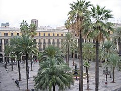 La Plaça Reial.