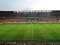 Der Innenraum am 28. Juli 2018 beim Spiel Slavia Prag gegen den MFK Karviná (4:0)