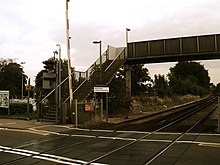 Rainham level crossing road interchange