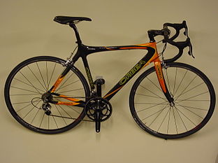 Een racefiets van Orbea