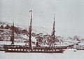 Le SMS Novara à la Martinique en 1864