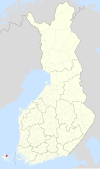 Saltvik Finlandiako mapan
