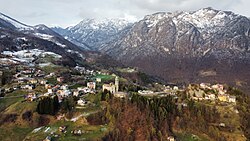 Skyline of Taleggio