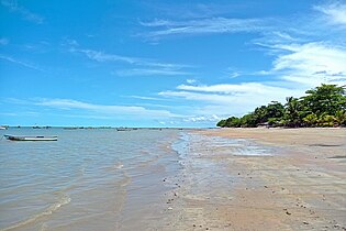 Praia do Centro em Cumuruxatiba