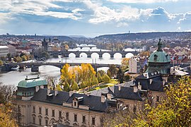 Vltava u Strakovy akademie