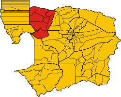 District location in Battambang Province