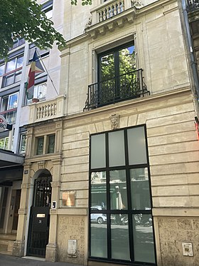 Vue de la mission diplomatique