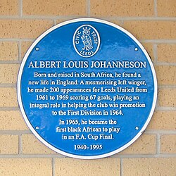 Albert Johanneson plaque Jan 2022.jpg