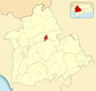 Расположение муниципалитета Альколеа-дель-Рио на карте провинции