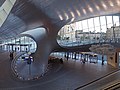 Vue intérieure de la gare d'Arnhem-Central.