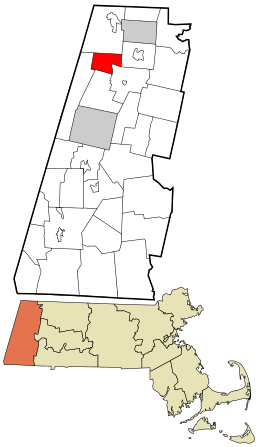 Location in Berkshire County and the state of Massachusetts.