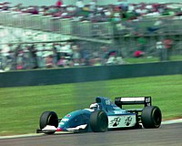 Éric Bernard im Ligier JS30B beim Großen Preis von Großbritannien 1994