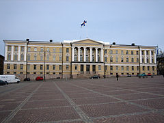 Bâtiment principal de l'université d'Helsinki.