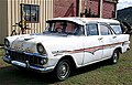 Holden EK 1961 Station Sedan Model 229 Snowcrest White with Red Flashline body moulds by Canopy Industries.