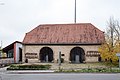 Scheune, jetzt Garage der Polizei