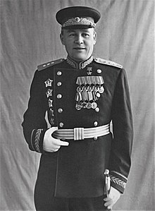 Герой Советского Союза генерал-полковник авиации Константин Андреевич Вершинин. 1945