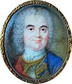 Antoine Alexis de Perier de Salvert (1691-1757). Miniature réalisée entre juin 1756 et avril 1757.