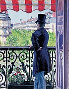 L'homme au balcon, boulevard Haussmann (1880)