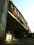 Railway viaduct arches