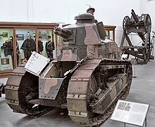 Renault FT au musée royal de l'armée et de l'histoire militaire à Bruxelles.