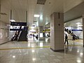 The concourse beneath the platforms in April 2012