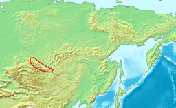 Розташування Саян на мапі Східного Сибіру