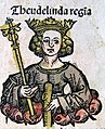 Theudelinda, Queen of the Lombards. Blatt CLr