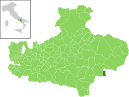 Sant'Andrea di Conza – Mappa
