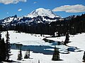 Tipsoo Lake overlook at Mount Rainier